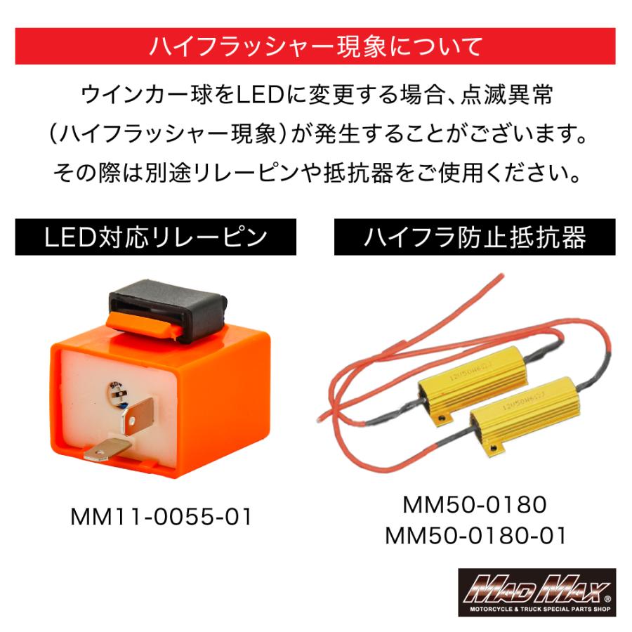 MAD MAX（マッド マックス） バイク用 アルミ製 角型 LED ミニ