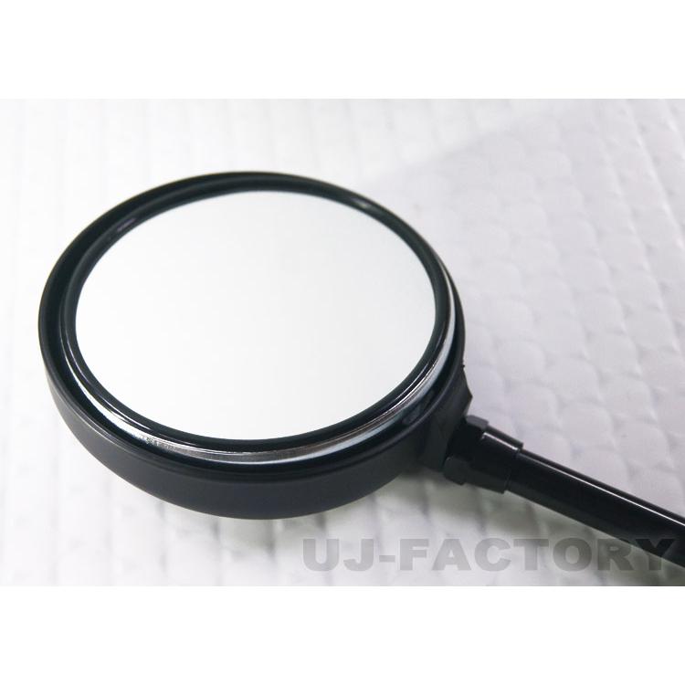 MRS バイク用 KAWASAKI Z1/Z2 Multi ZIIミラー ブラック ×2本セット