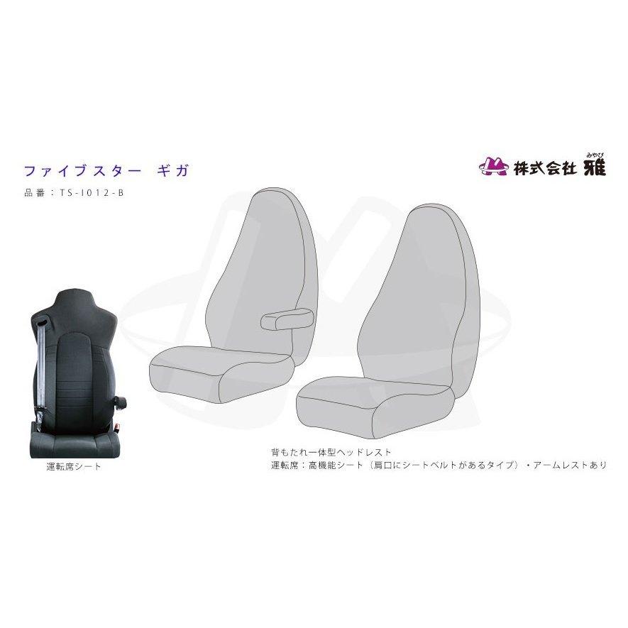 MIYABI / 雅】 New ◇ チンチラ シートカバー 運転席＋助手席 ネイビー