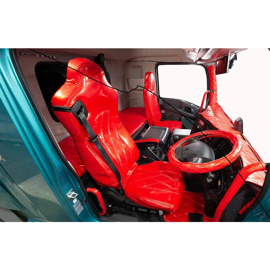 トラック 雅 MIYABI / 雅 真月光 シートカバー 運転席＋助手席セット