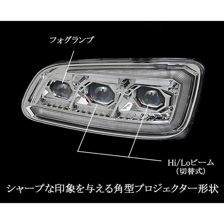 レンジャーLEDヘッドライト デイライト内蔵 LEDプロジェクターヘッドライト レンジャー