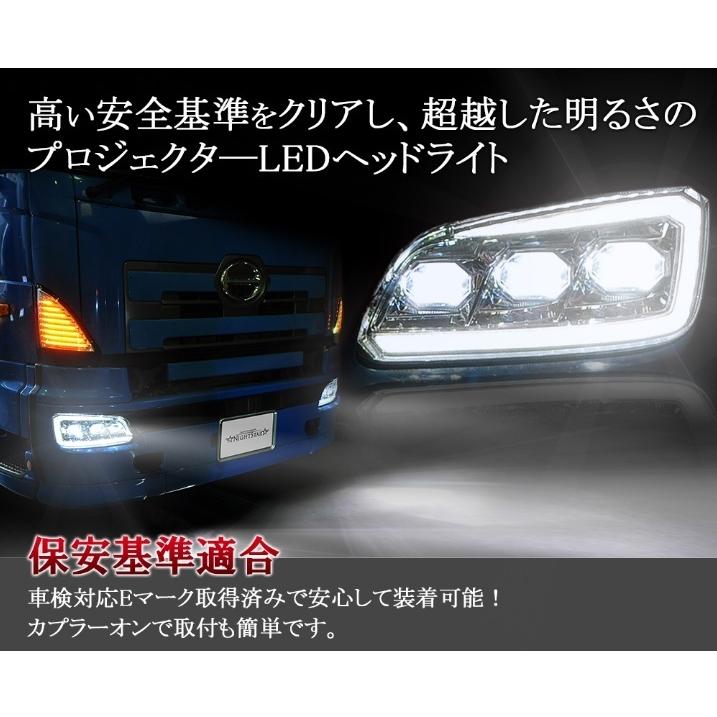 NIGHT STAR/ナイトスター保安基準適合/Eマーク取得 プロジェクターLED
