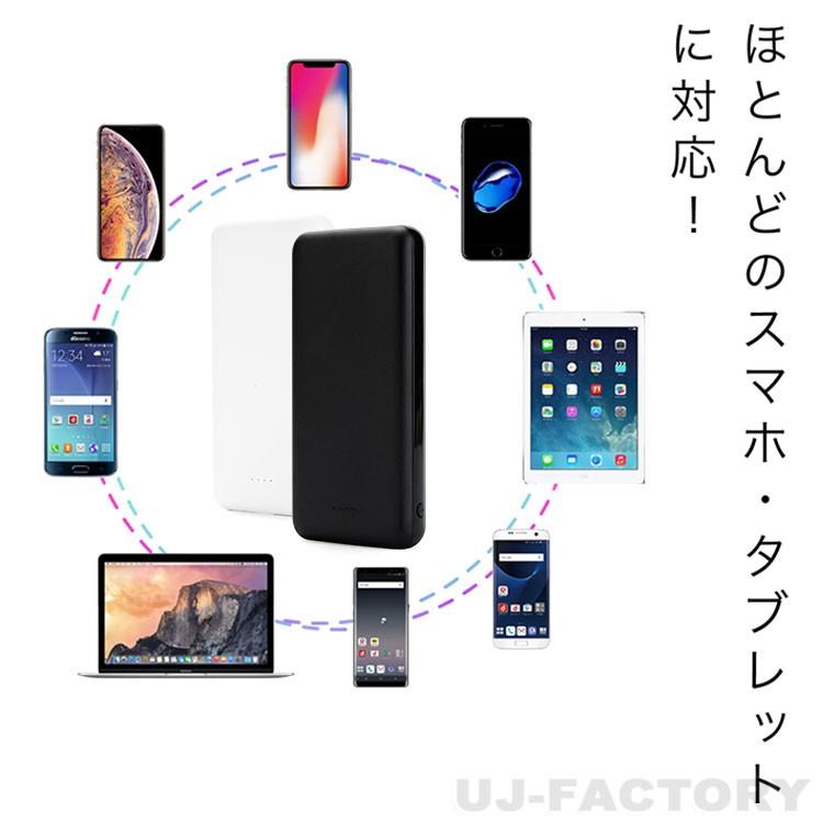 PSE認証取得済】モバイルバッテリー（スマホ充電器） 大容量
