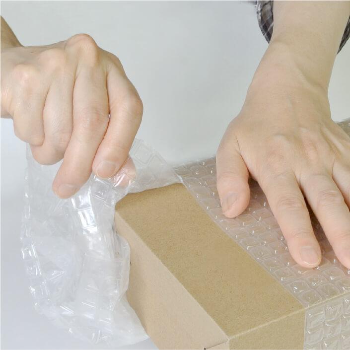 プチプチ 川上産業 手で切れるプチプチ スパスパ38 2層品 □38 幅600mm