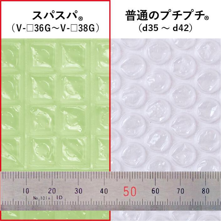 プチプチ 川上産業 スパスパ V36 2層品 (バイオタイプ) V-□36G プチプチ 川上産業 スパスパ V36 2層品 (バイオタイプ) V-□36G