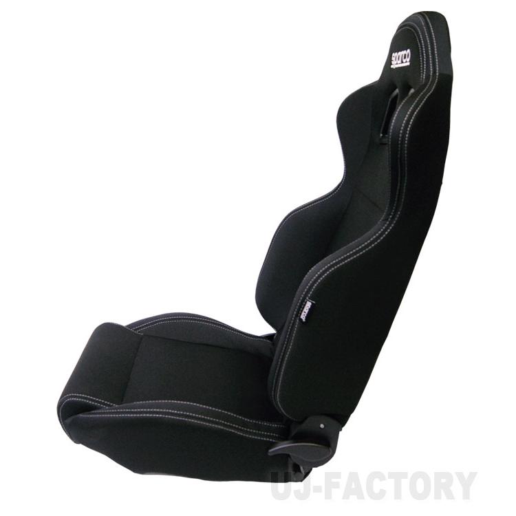 sparco スパルコ セミバケットシート R100J ブラック ブラック