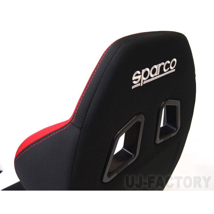 sparco スパルコ セミバケットシート R100J レッド ブラック×レッド