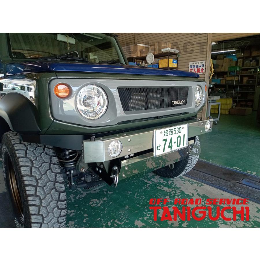 ORS タニグチ フロント角バンパー ステンレス SUS304 ジムニー ノマド