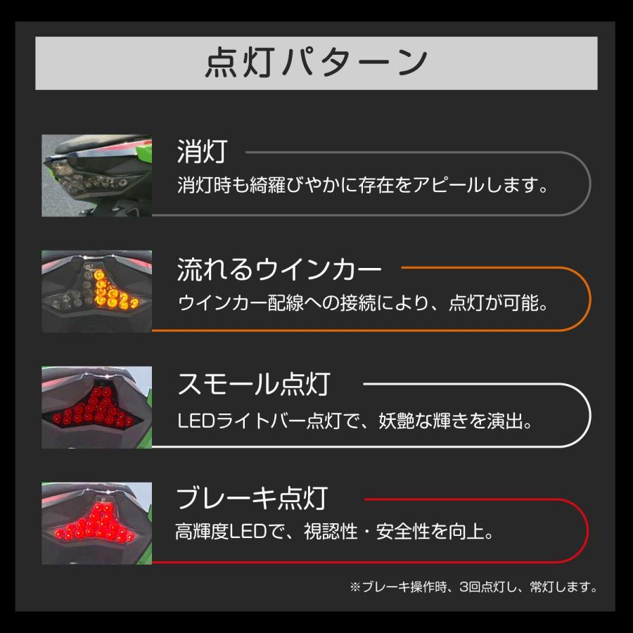 ヴァレンティ（VALENTI） Valenti Moto LEDテールランプ KAWASAKI