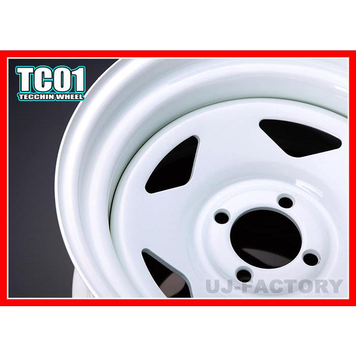 TC01 16インチ　深リム ホイール新品 1本のみ ESB CLS TC-01 ホワイト 深リム鉄チン 16
