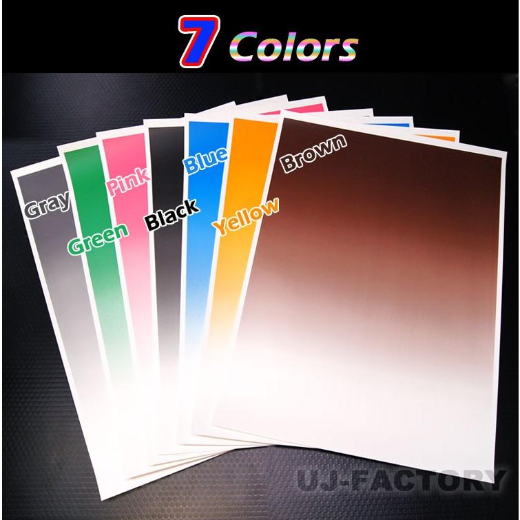 プロ用背景紙でインスタ映え画像 グラデーションペーパー 7色