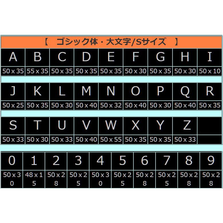 ステンレス製 磨き仕上！】切文字パネル / 切り抜き文字・数字