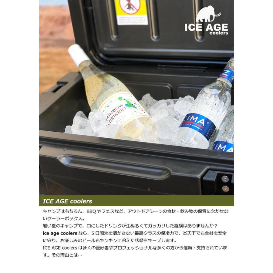 驚きの保冷力！ アイス エイジ (ICE AGE coolers) 容量20QT (18.9L)　クーラーボックス 《チャコール》 キャンプ　冷蔵庫の代用に　キュリアス｜uj-factory｜03