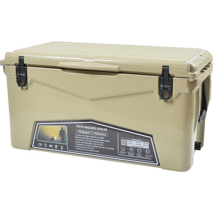 驚きの保冷力 アイス エイジ Ice Age Coolers 容量75qt 容量 70 9l クーラーボックス タン キャンプ 冷蔵庫の 代用に キュリアス Z652 株式会社 Uj Factory 通販 Yahoo ショッピング