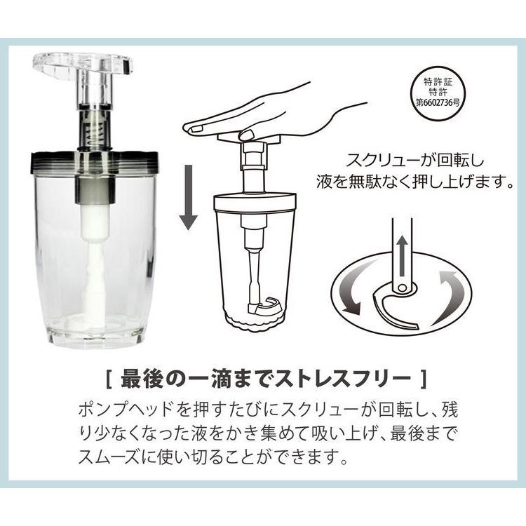 日本製 特許出願ソープディスペンサー（ボトル） 520ml《全3色》Day