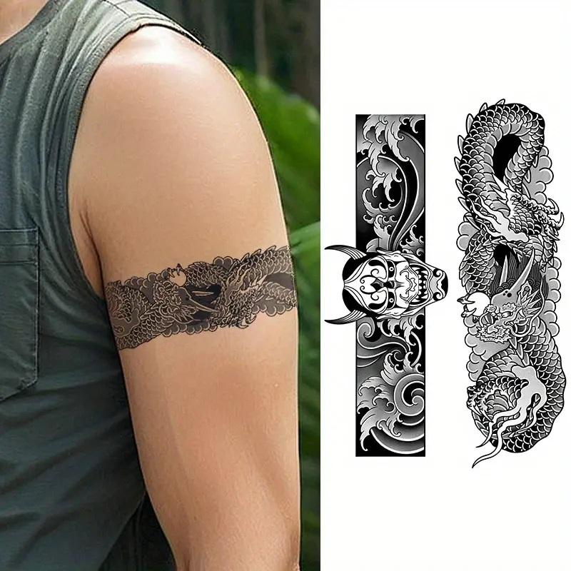 お手頃、かんたん ちょこっとタトゥーシール 腕 手首に 和柄 耐久性