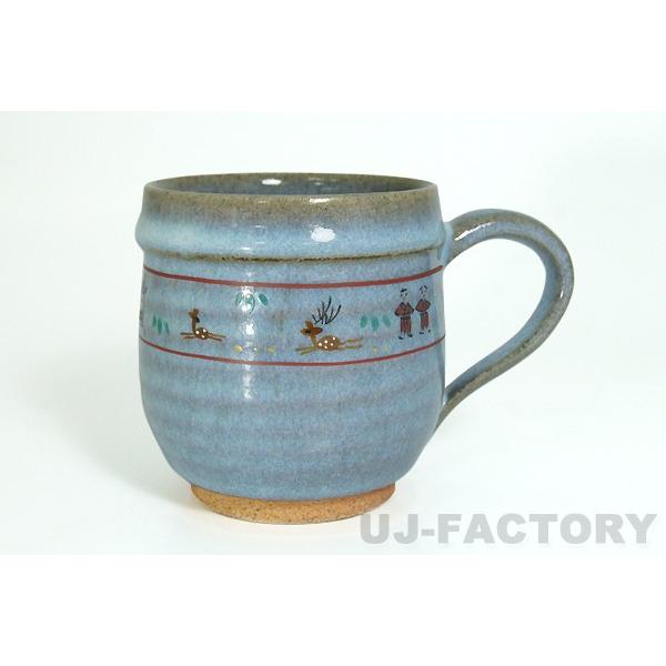 奈良 赤膚焼】奈良絵コーヒーセット(2個セット) 陶器 焼き物 奈良 赤膚焼】奈良絵コーヒーセット(2個セット) 陶器 焼き物