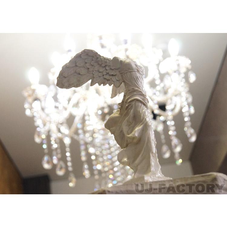 サモトラケのニケ像 (卓上サイズ) 白にエイジング塗装 ホワイト 240mm