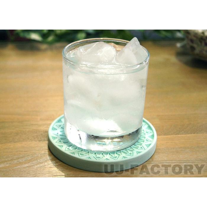 【定形外可！】即納！速乾・サラサラ★珪藻土コースターPlus 1枚★ 《全4色》みるみる水分を吸収！魔法のようなコースター♪ |  | 03