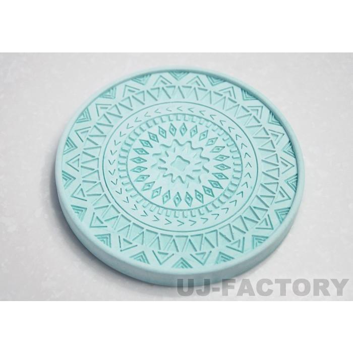 【定形外可！】即納！速乾・サラサラ★珪藻土コースターPlus 1枚★ 《全4色》みるみる水分を吸収！魔法のようなコースター♪ |  | 04