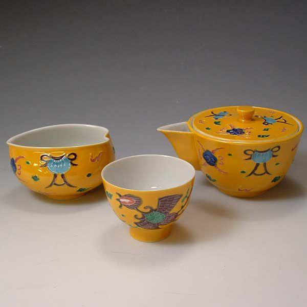 697 京都　清水焼　平安河畔　黄交趾鳳凰　菓子鉢　菓子器　　　　　有田焼 697 京都 清水焼 平安河畔 黄交趾鳳凰 菓子鉢 菓子器 有田焼 - メルカリ