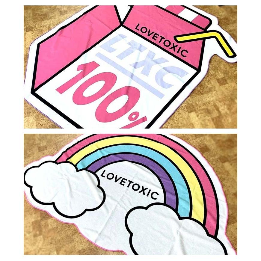 2種セット ラブトキシック ダイカット タオルケット Lovetoxic タオル ブランケット ひざ掛け 小学生 女の子 中学生 ファッション インテリア Love Taoru2 ユナイテッドコレクションヤフー店 通販 Yahoo ショッピング
