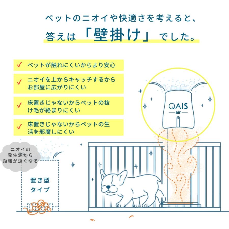 【サンスター】ペット想いの除菌脱臭機 QAIS-air- 04A1J クワイスエアー【本体1】の画像
