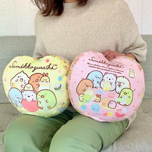 ☆【1個】2色より1個選択 すみっコぐらし ハート型マチ付き