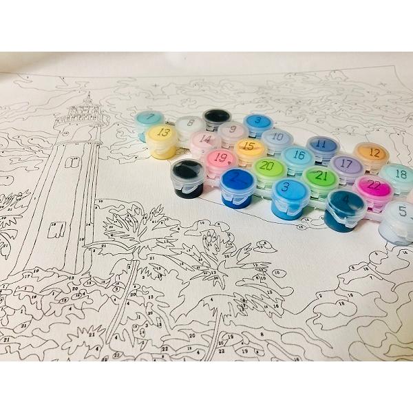 翌日発送 数字塗り絵 ナンバーペイント ぬりえ おとな 油絵 塗り絵 フレームなし 朝焼け 夕焼け 海 Dz601 Np0039 ウカノミタマヤ 通販 Yahoo ショッピング