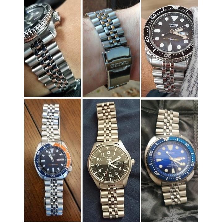 SEIKO セイコー 純正 ステンレスベルト 22mm 44G1JZ / SKX007 SEIKO セイコー 純正 ステンレスベルト 22mm 44G1JZ / SKX007