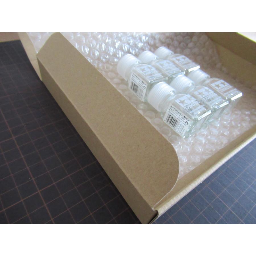 タミヤ（TAMIYA） スペアボトルミニ 10cc 角ビン 6個 81043