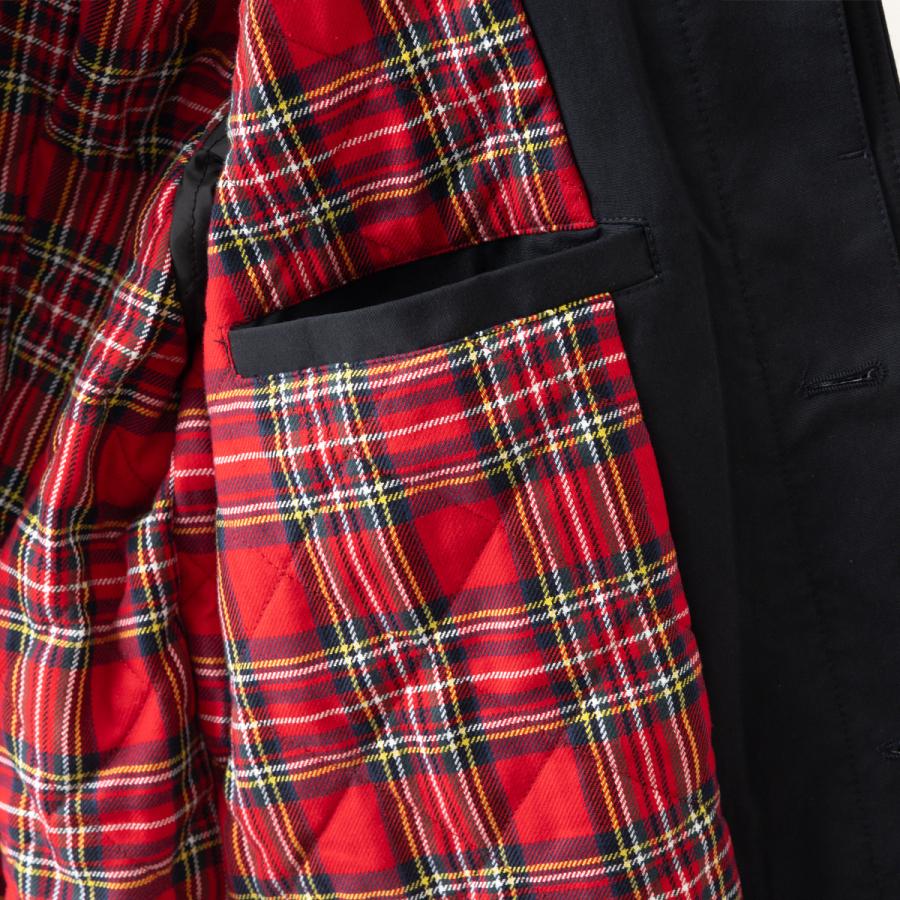 merc（メルク） メルクロンドン ロングマックコート コート ジャケット Merc London ブラック アウター モッズファッション ...