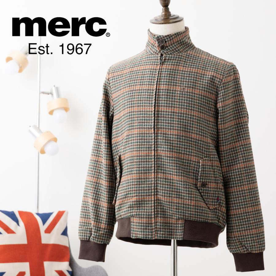 merc（メルク） メルクロンドン メンズ ドッグトゥース ハリントン