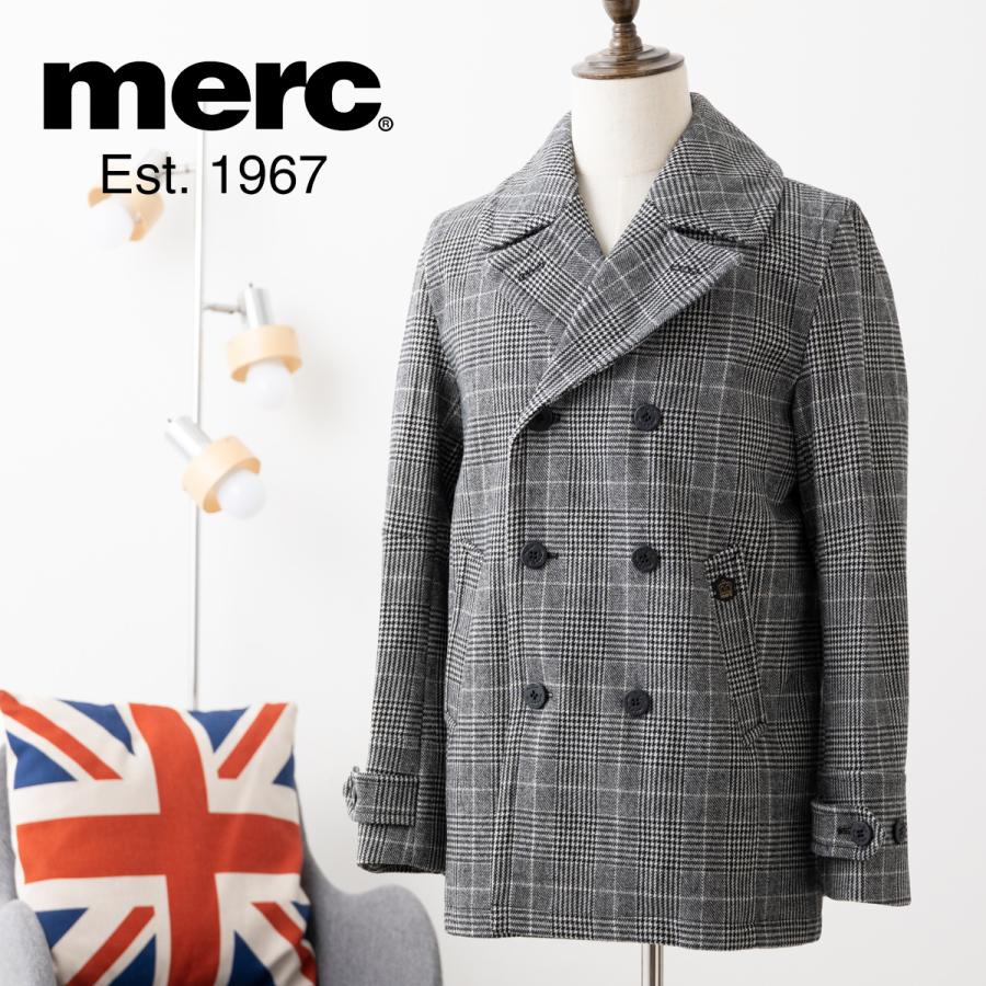 ✨限定セール✨GENERAL RESEARCH チェック柄 ピーコートM ✨限定セール