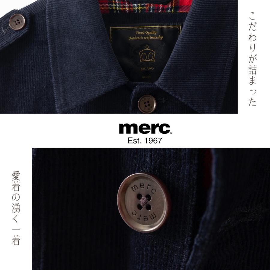 merc（メルク） メルクロンドン コーデュロイジャケット フィールドジャケット コート ジャケット Merc London ネイビー ...