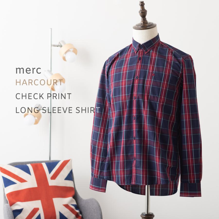 merc メルクロンドン Merc London 長袖シャツ タータンチェック