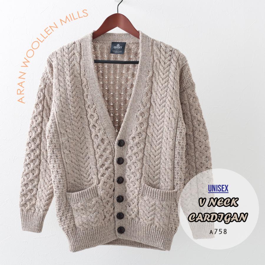 ARAN WOOLLEN MILLS アラン ウーレンミルズ メリノウール Vネック