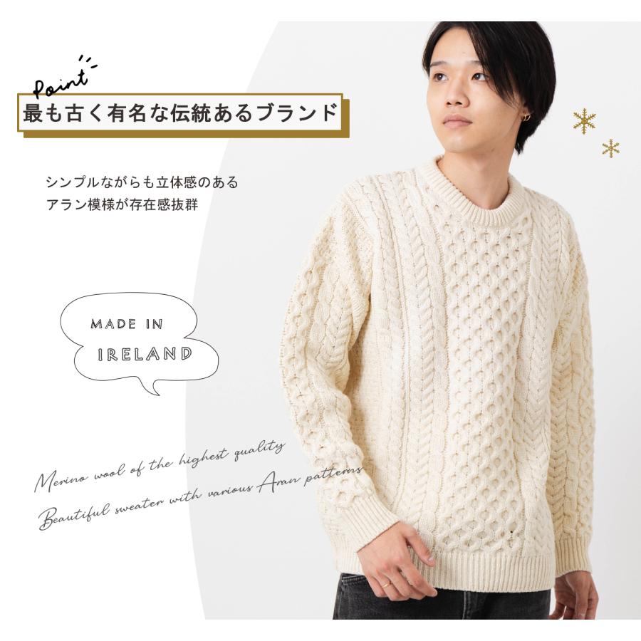 ※専用【新品】aran WOOLLEN MILLS アランメリノウールセーター ARAN WOOLLEN MILLS アラン ウーレンミルズ メリノウール