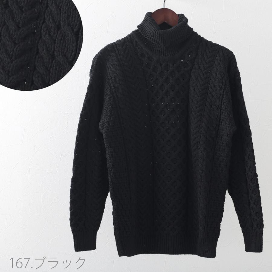 ARAN WOOLLEN MILLS アラン ウーレンミルズ タートルネック ARAN WOOLLEN MILLS アラン ウーレンミルズ タートルネック