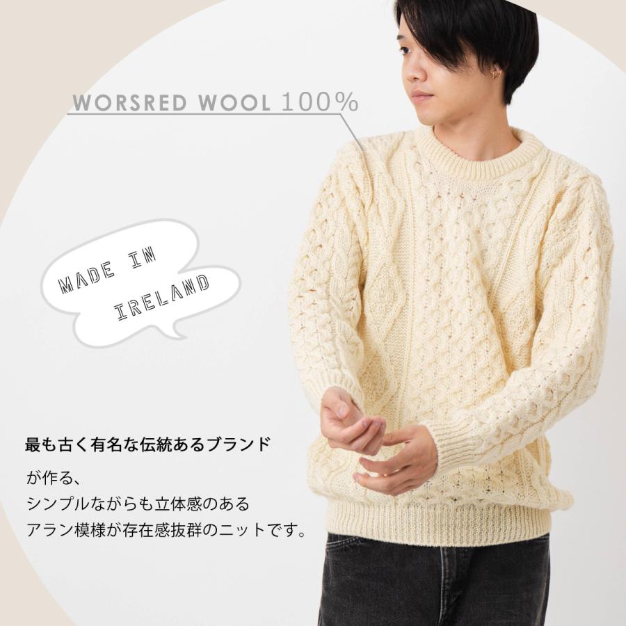 ARAN WOOLLEN MILLS アラン ウーレンミルズ ウールニット ユニ ARAN WOOLLEN MILLS アラン ウーレンミルズ ウールニット ユニ