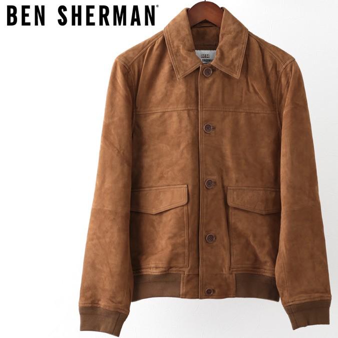 Ben Sherman ベンシャーマン スウェードレザー ボンバージャケット 本 