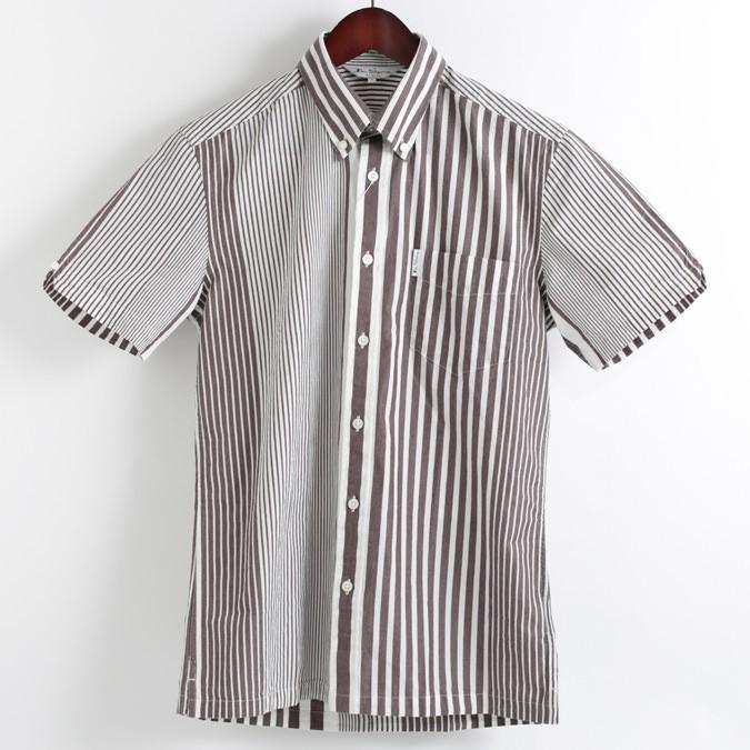 Ben Sherman（ベンシャーマン） 半袖シャツ アーカイブストライプ 2色