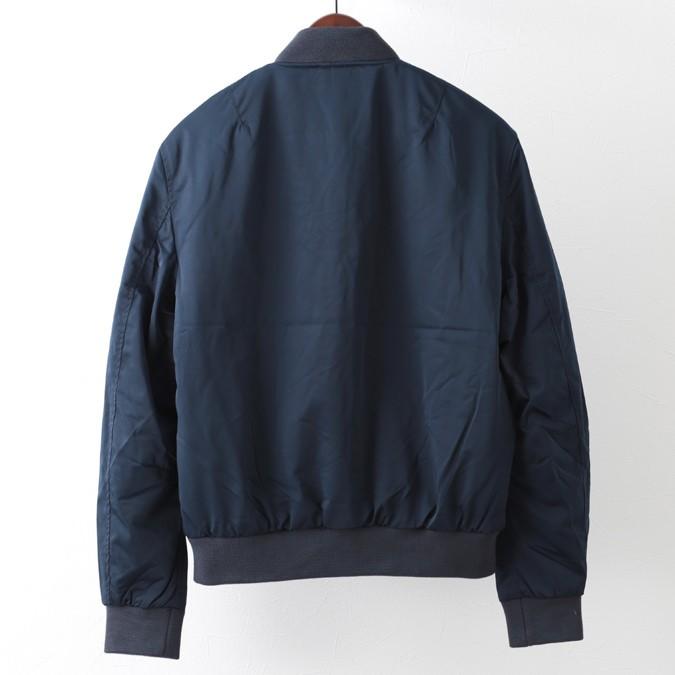 Ben Sherman（ベンシャーマン） ボンバージャケット サテンバッジ ダークネイビー キルティング メンズ プレゼント ギフト ...