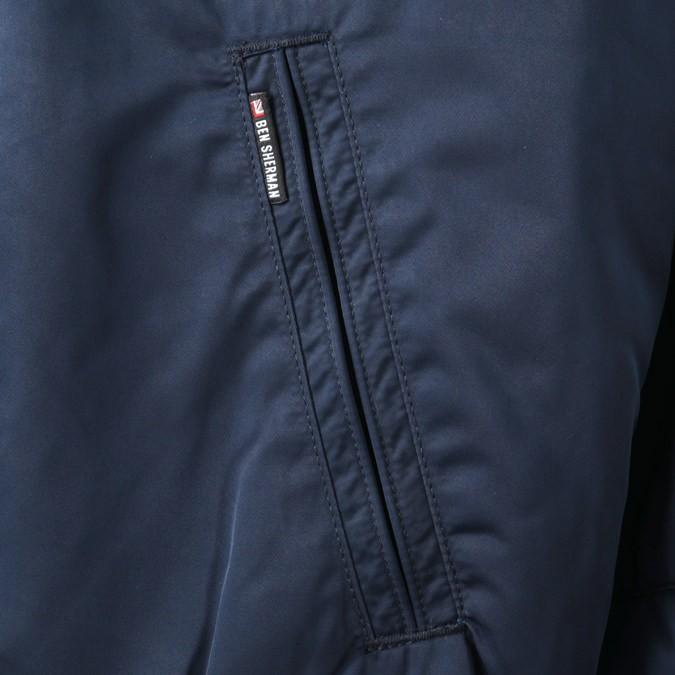 Ben Sherman（ベンシャーマン） ボンバージャケット サテンバッジ ダークネイビー キルティング メンズ プレゼント ギフト ...