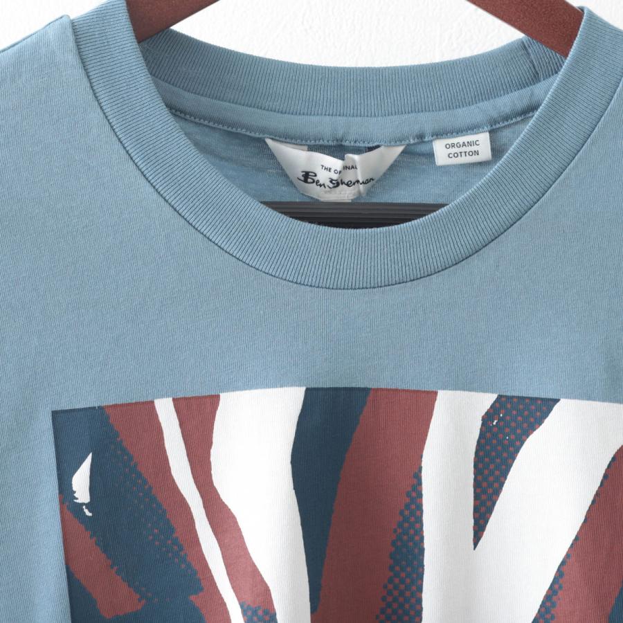 Ben Sherman メンズ Tシャツ ユニオンジャックプリント フラッグ 