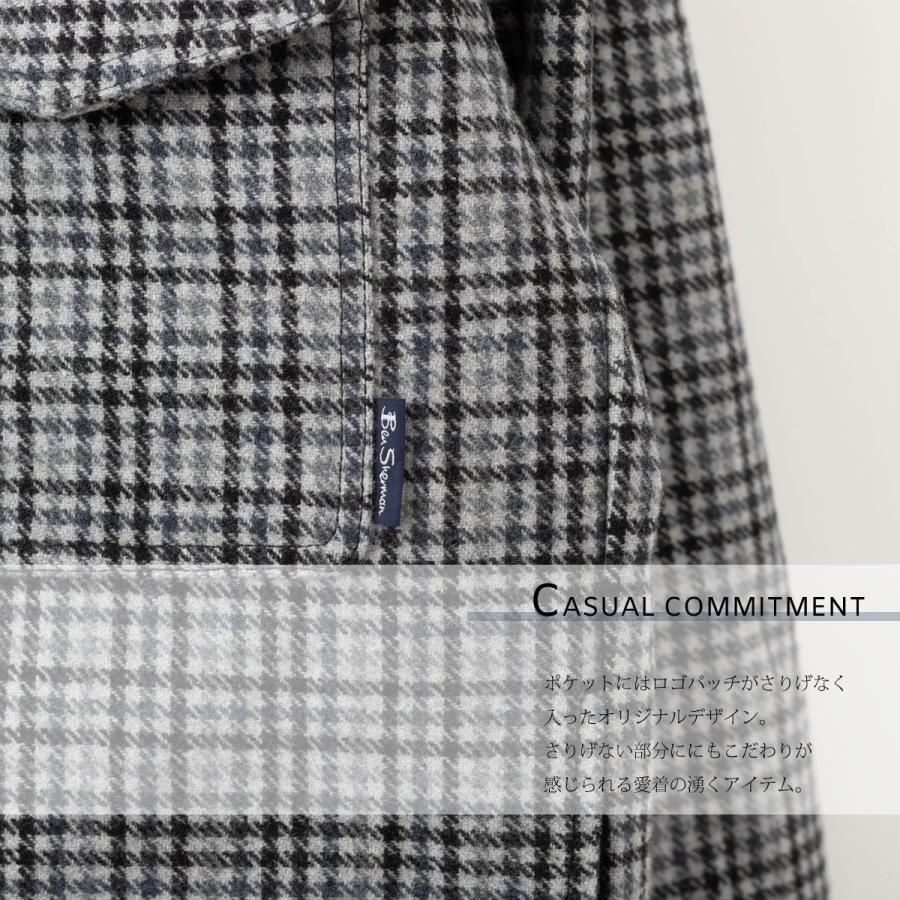 Ben Sherman（ベンシャーマン） メンズ ジップジャケット ウール