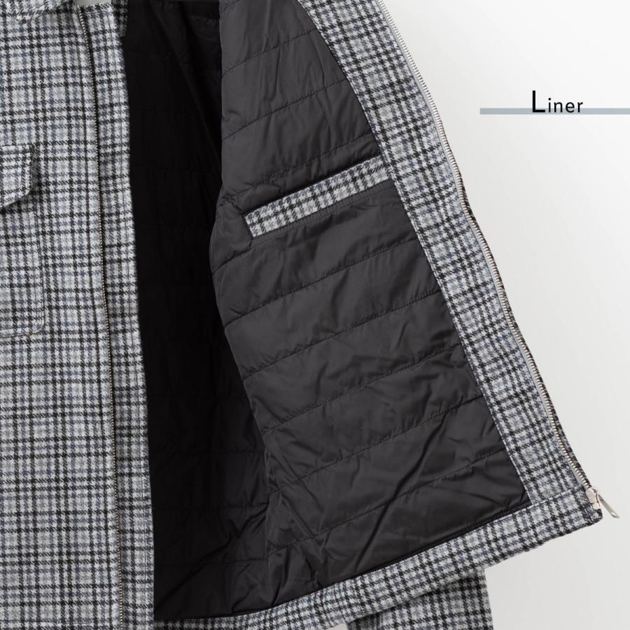 Ben Sherman（ベンシャーマン） メンズ ジップジャケット ウール