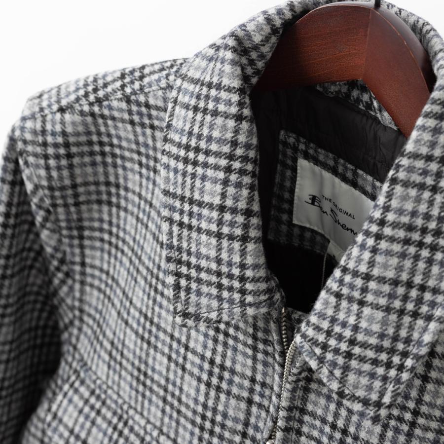 Ben Sherman（ベンシャーマン） メンズ ジップジャケット ウール