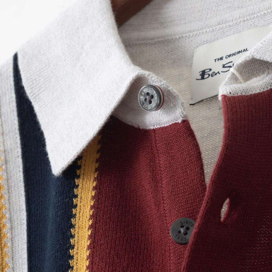 ベンシャーマン　レトロ　柄　ポロシャツ 楽天市場】Ben Sherman メンズ ポロシャツ ニット ポロ