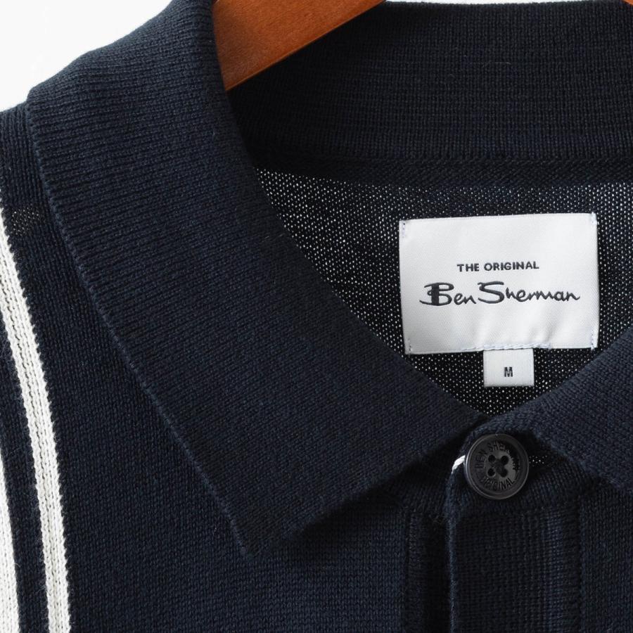 Ben Sherman（ベンシャーマン） モッズボタンスルーケーブルポロ 